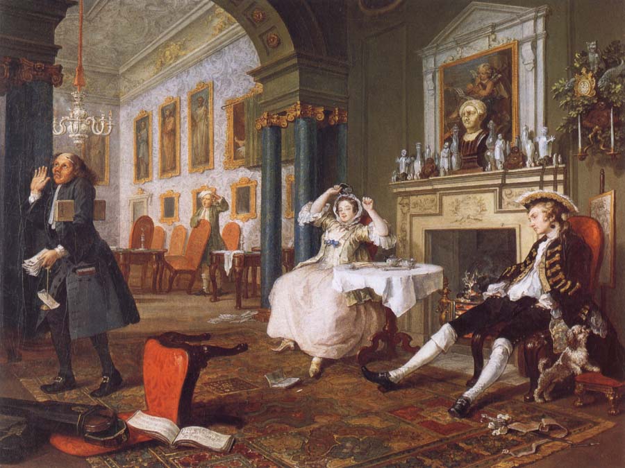 William Hogarth Marriage a la Mode ii The Tete a Tete